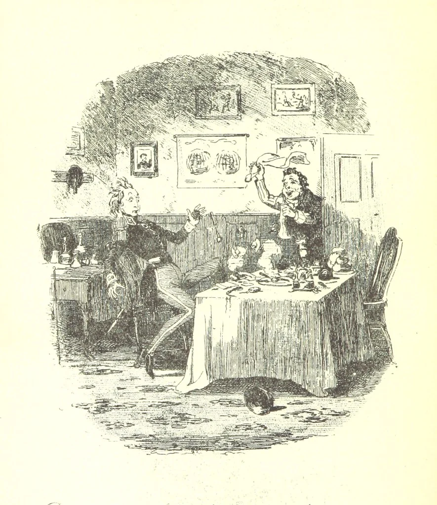An illustration from Charles O'Malley, etc. [With illustrations, 1893, leaf 372