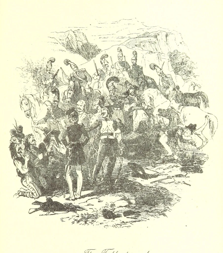 An illustration from Charles O'Malley, etc. [With illustrations, 1893, leaf 389