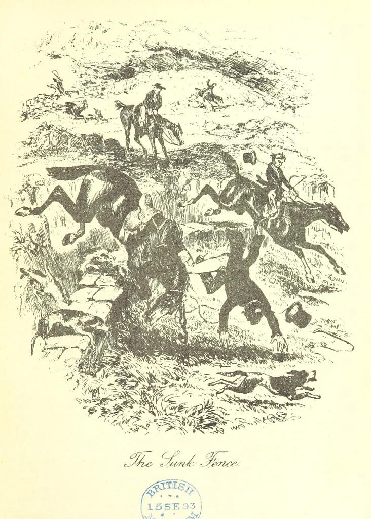 An illustration from Charles O'Malley, etc. [With illustrations, 1893, leaf 41
