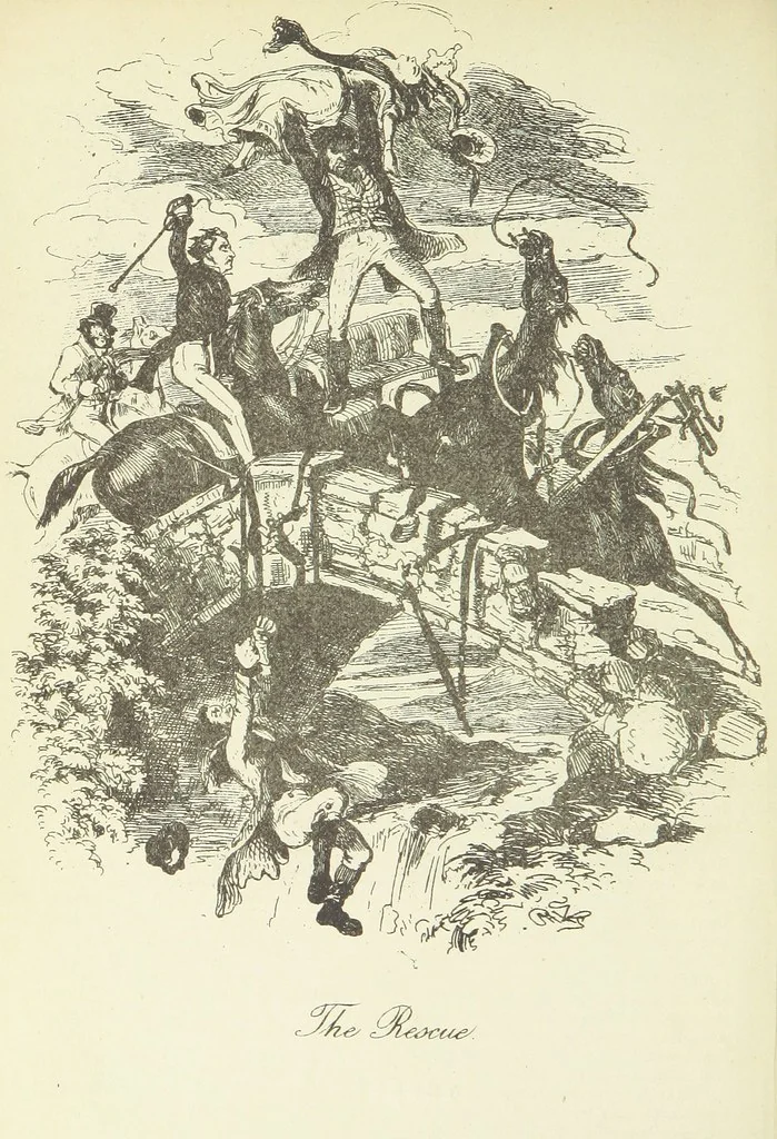 An illustration from Charles O'Malley, etc. [With illustrations, 1893, leaf 60