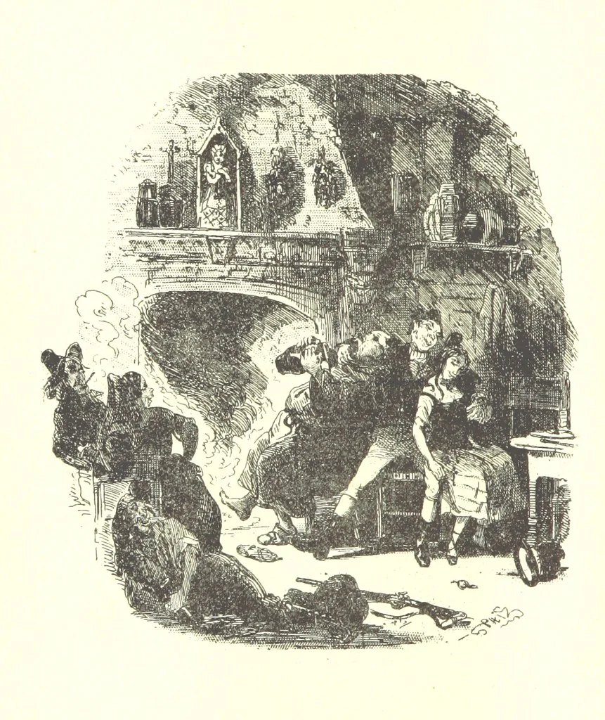 An illustration from Charles O'Malley, etc. [With illustrations, 1893, leaf 8