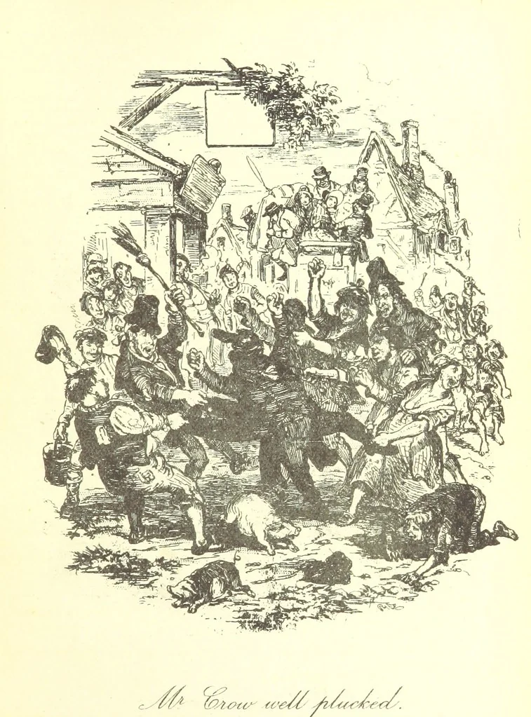 An illustration from Charles O'Malley, etc. [With illustrations, 1893, leaf 93