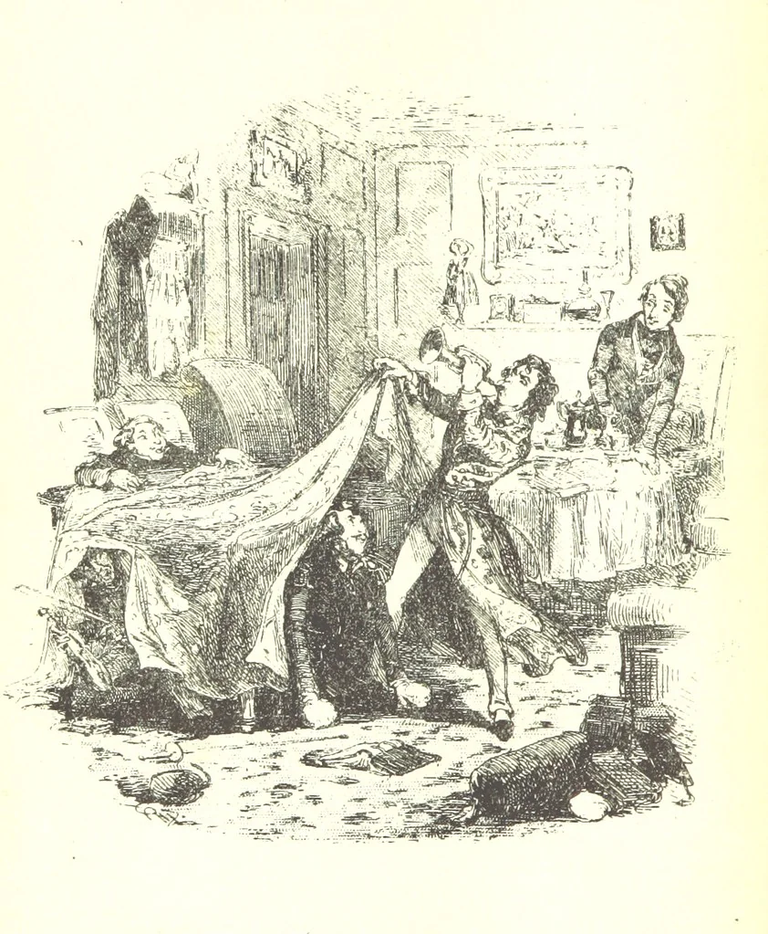 An illustration from Charles O'Malley, etc. [With illustrations, 1893, leaf 94