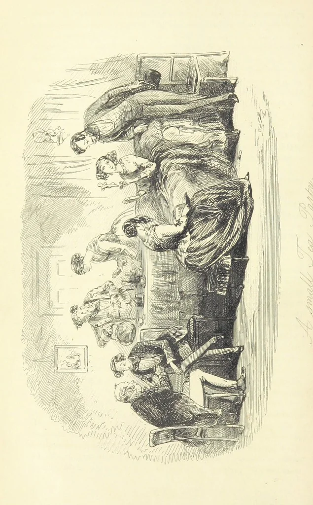 An illustration from The Daltons; or, Three Roads in Life. ... With illustrations by Phiz [i.e. H. K. Browne, 1852, leaf 142