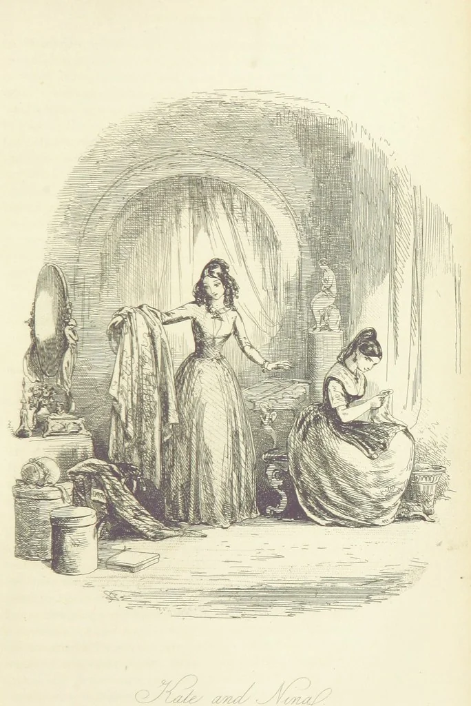 An illustration from The Daltons; or, Three Roads in Life. ... With illustrations by Phiz [i.e. H. K. Browne, 1852, leaf 219