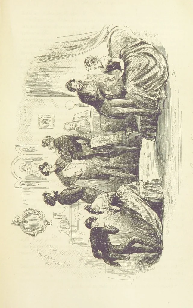 An illustration from The Daltons; or, Three Roads in Life. ... With illustrations by Phiz [i.e. H. K. Browne, 1852, leaf 279