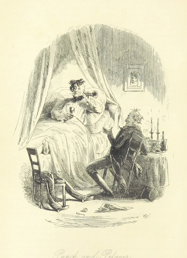 An illustration from The Daltons; or, Three Roads in Life. ... With illustrations by Phiz [i.e. H. K. Browne, 1852, leaf 318