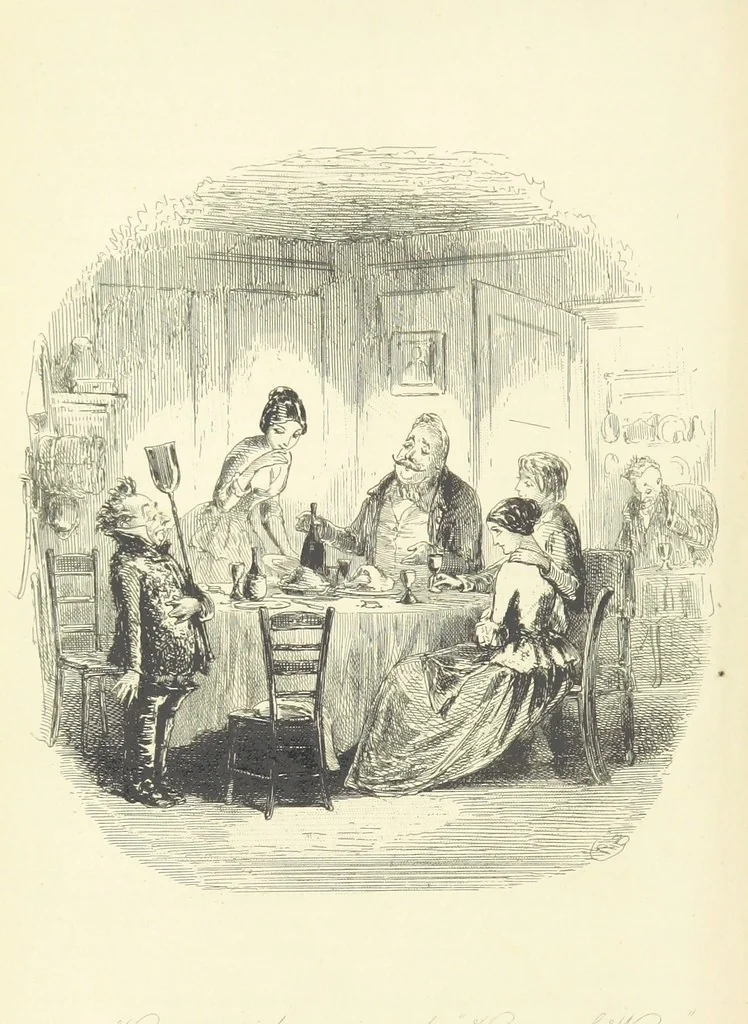 An illustration from The Daltons; or, Three Roads in Life. ... With illustrations by Phiz [i.e. H. K. Browne, 1852, leaf 34