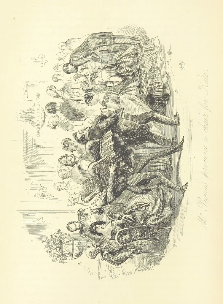 An illustration from The Daltons; or, Three Roads in Life. ... With illustrations by Phiz [i.e. H. K. Browne, 1852, leaf 352