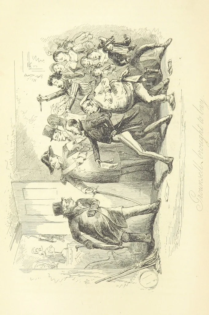 An illustration from The Daltons; or, Three Roads in Life. ... With illustrations by Phiz [i.e. H. K. Browne, 1852, leaf 438