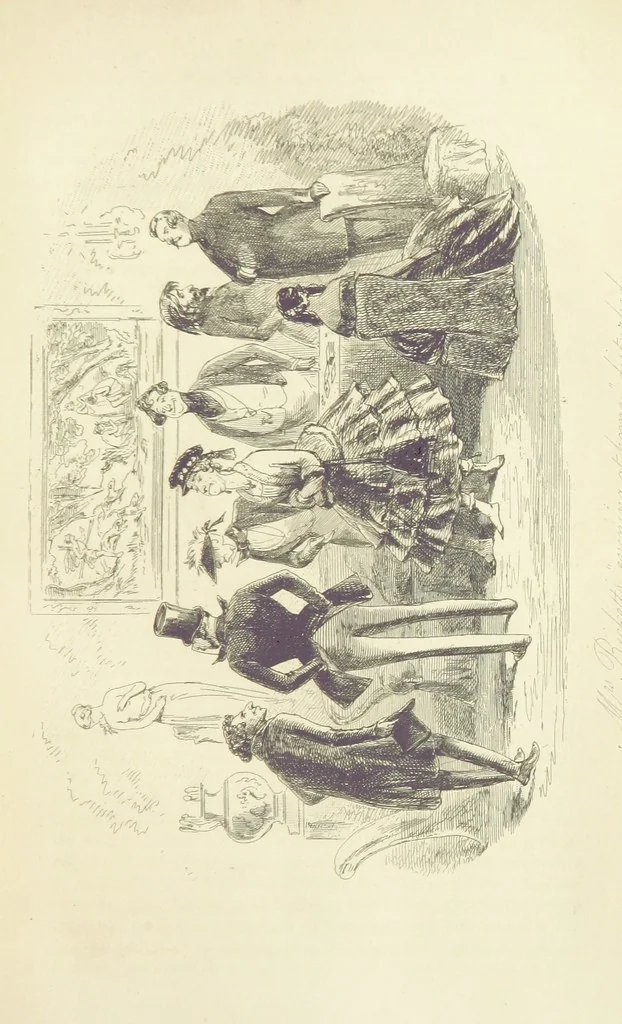 An illustration from The Daltons; or, Three Roads in Life. ... With illustrations by Phiz [i.e. H. K. Browne, 1852, leaf 465