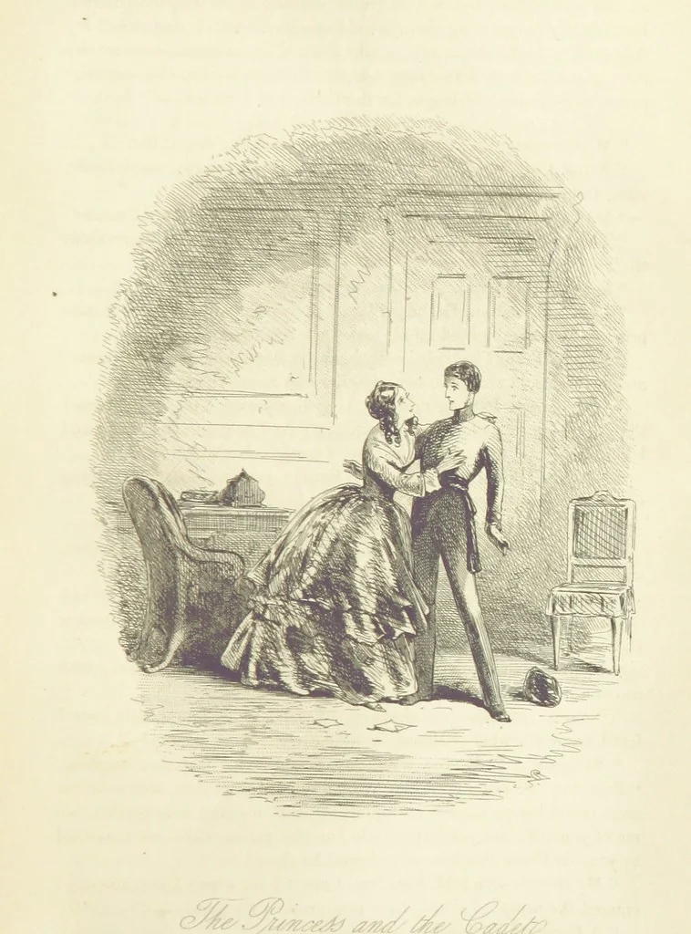 An illustration from The Daltons; or, Three Roads in Life. ... With illustrations by Phiz [i.e. H. K. Browne, 1852, leaf 501