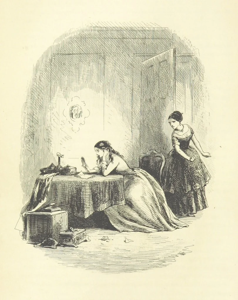 An illustration from The Daltons; or, Three Roads in Life. ... With illustrations by Phiz [i.e. H. K. Browne, 1852, leaf 518
