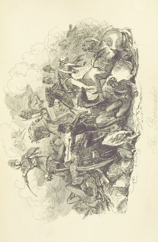 An illustration from The Daltons; or, Three Roads in Life. ... With illustrations by Phiz [i.e. H. K. Browne, 1852, leaf 579
