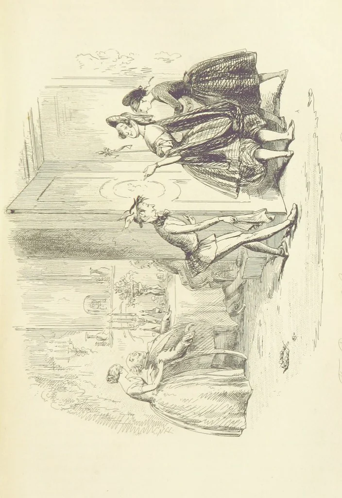 An illustration from The Daltons; or, Three Roads in Life. ... With illustrations by Phiz [i.e. H. K. Browne, 1852, leaf 665