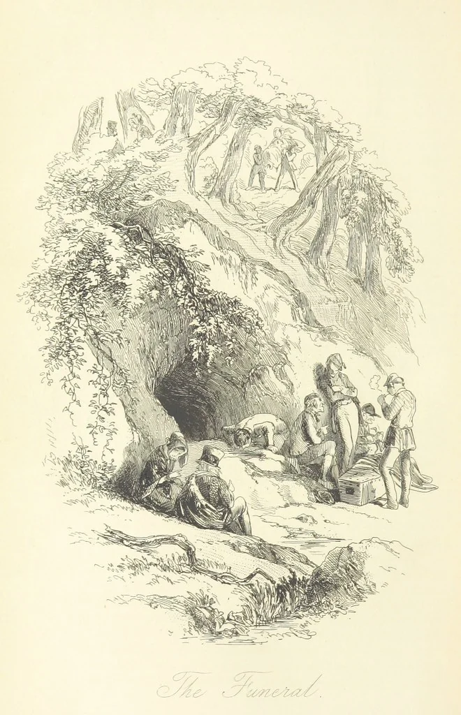 An illustration from The Daltons; or, Three Roads in Life. ... With illustrations by Phiz [i.e. H. K. Browne, 1852, leaf 682