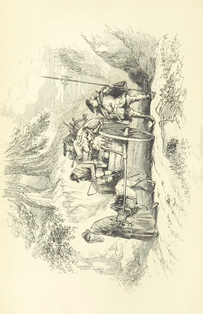 An illustration from The Daltons; or, Three Roads in Life. ... With illustrations by Phiz [i.e. H. K. Browne, 1852, leaf 686