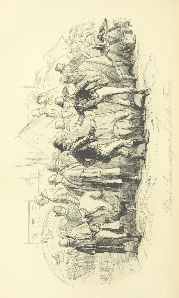 An illustration from The Daltons; or, Three Roads in Life. ... With illustrations by Phiz [i.e. H. K. Browne, 1852, leaf 798