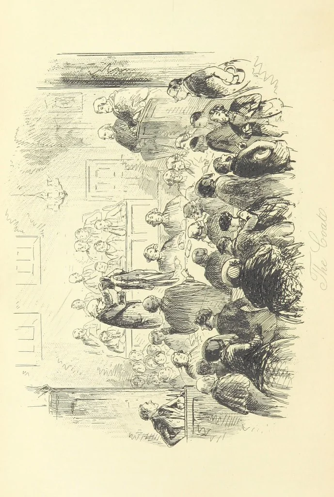 An illustration from The Daltons; or, Three Roads in Life. ... With illustrations by Phiz [i.e. H. K. Browne, 1852, leaf 838