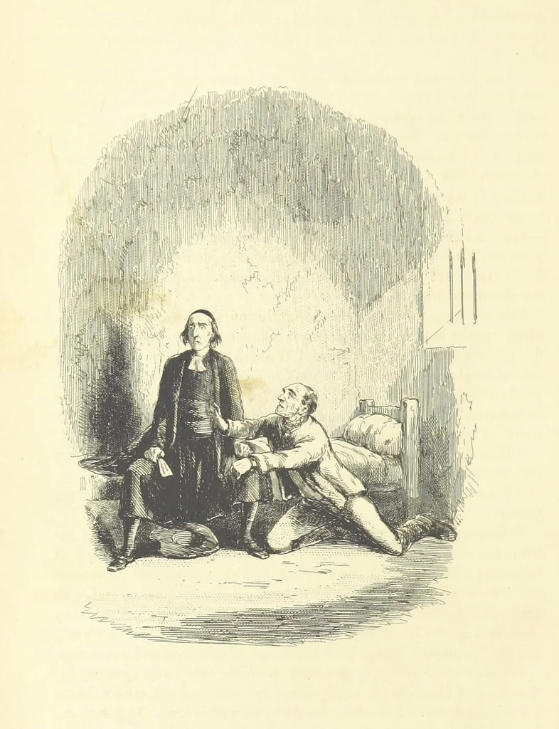 An illustration from The Daltons; or, Three Roads in Life. ... With illustrations by Phiz [i.e. H. K. Browne, 1852, leaf 852