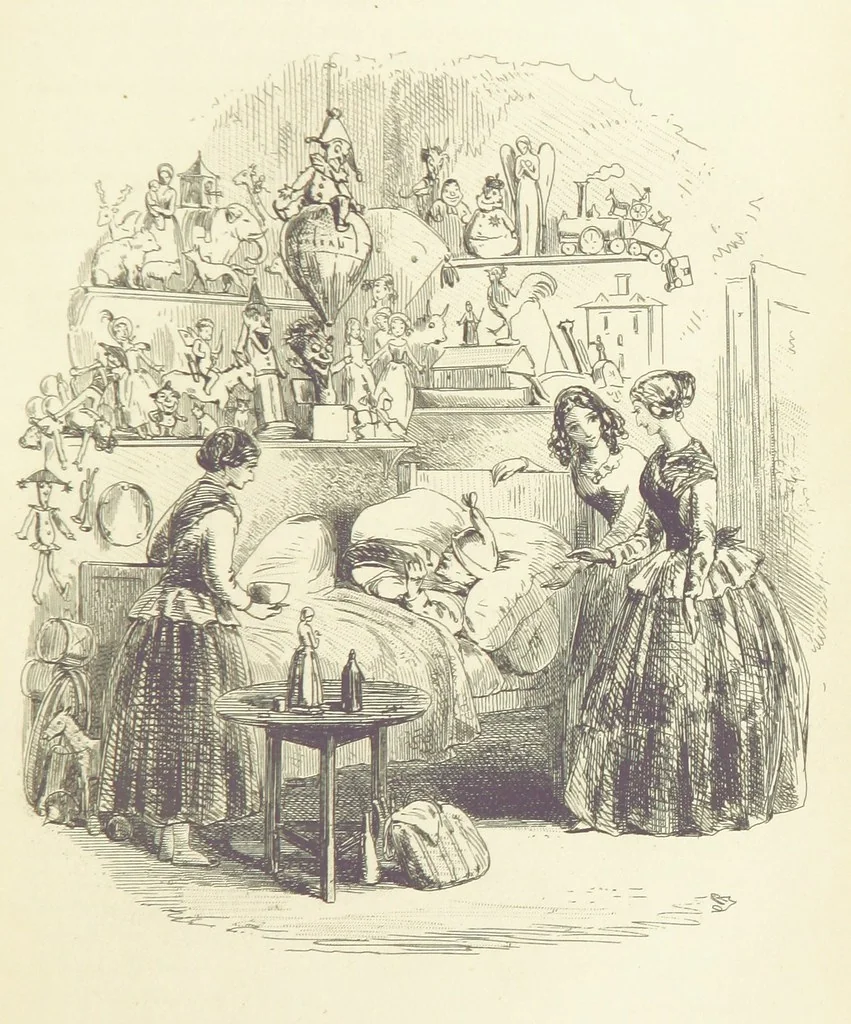 An illustration from The Daltons; or, Three Roads in Life. ... With illustrations by Phiz [i.e. H. K. Browne, 1852, leaf 95