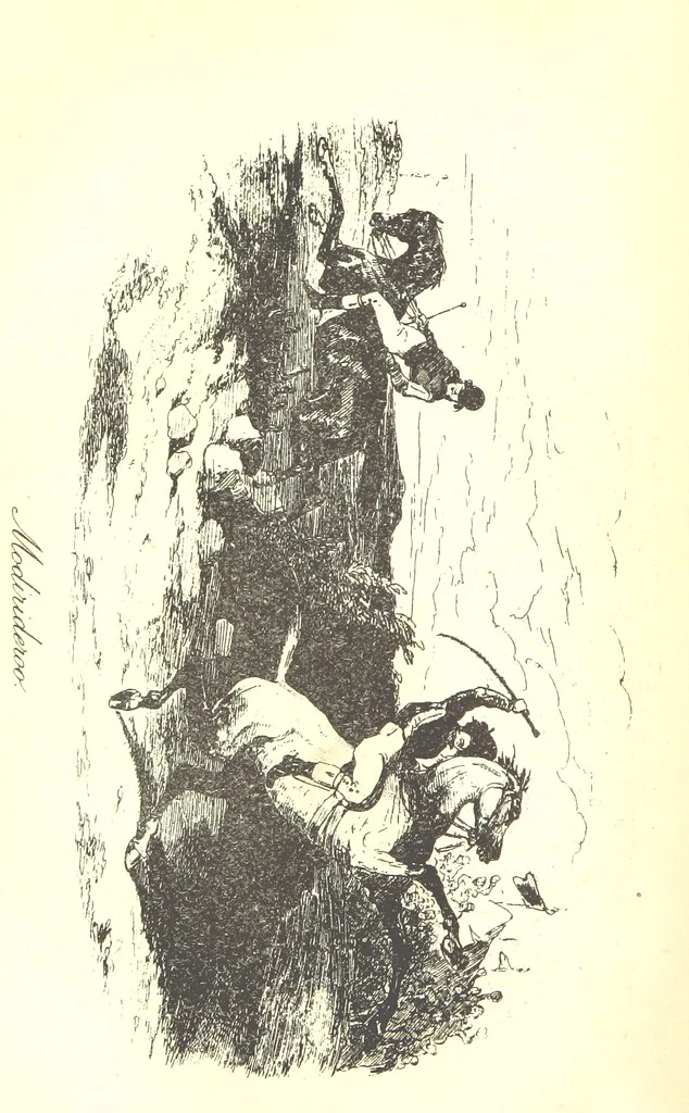 An illustration from Jack Hinton, etc, 1893, leaf 178