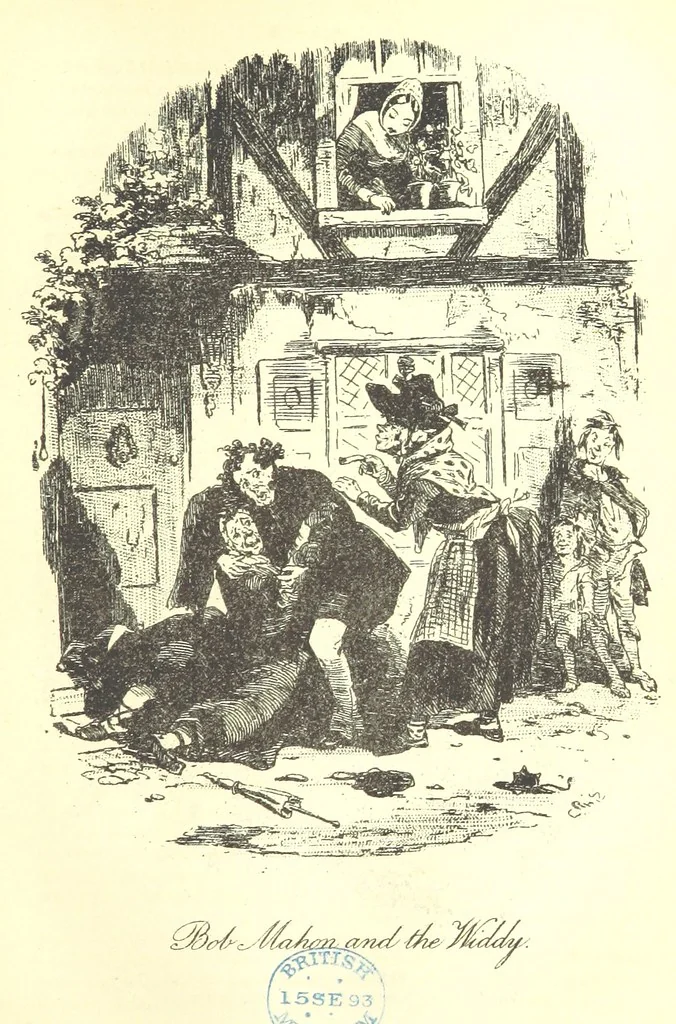 An illustration from Jack Hinton, etc, 1893, leaf 227