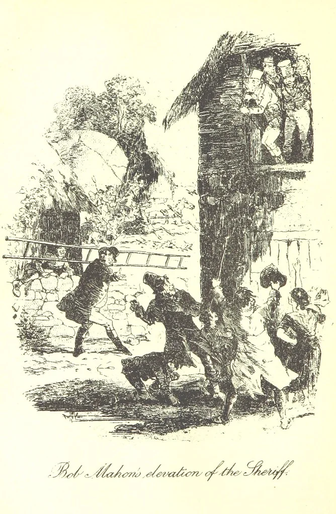 An illustration from Jack Hinton, etc, 1893, leaf 246
