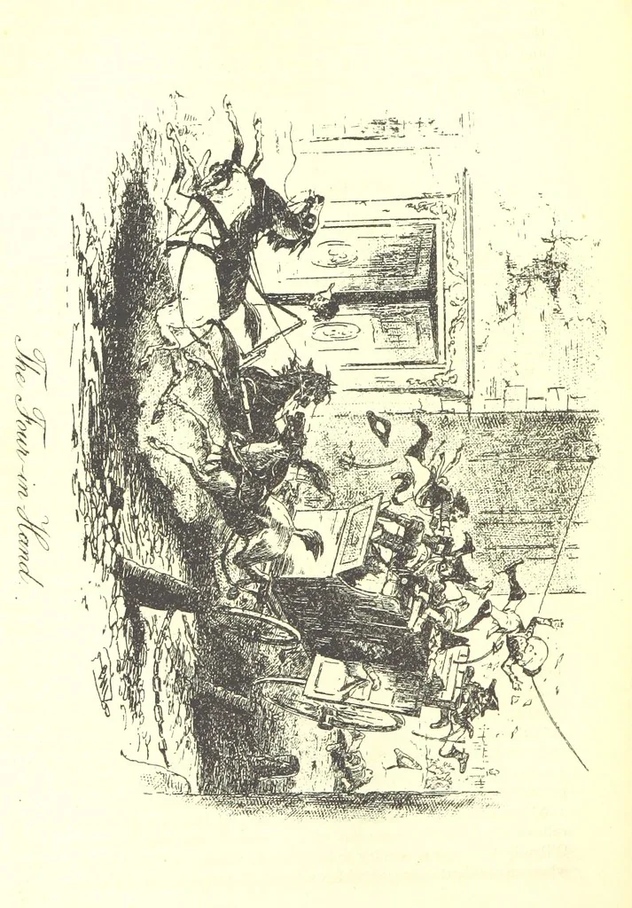 An illustration from Jack Hinton, etc, 1893, leaf 364