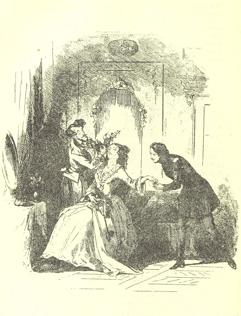 An illustration from Jack Hinton, etc, 1893, leaf 382