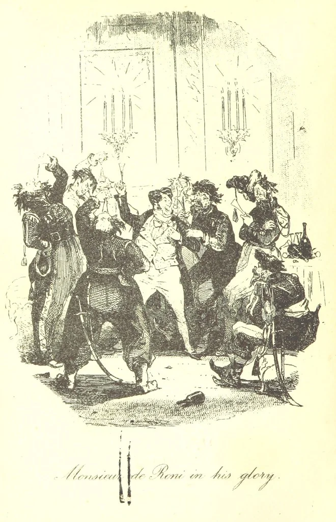 An illustration from Jack Hinton, etc, 1893, leaf 8
