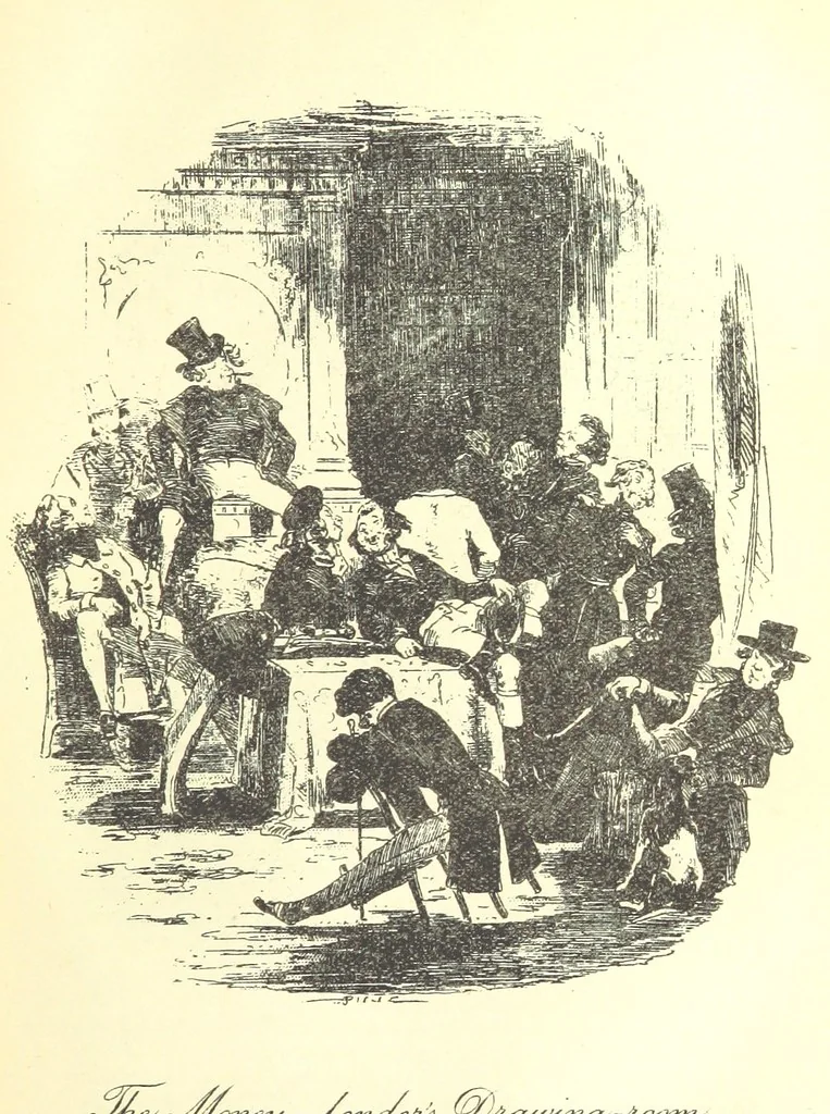An illustration from Jack Hinton, etc, 1893, leaf 93