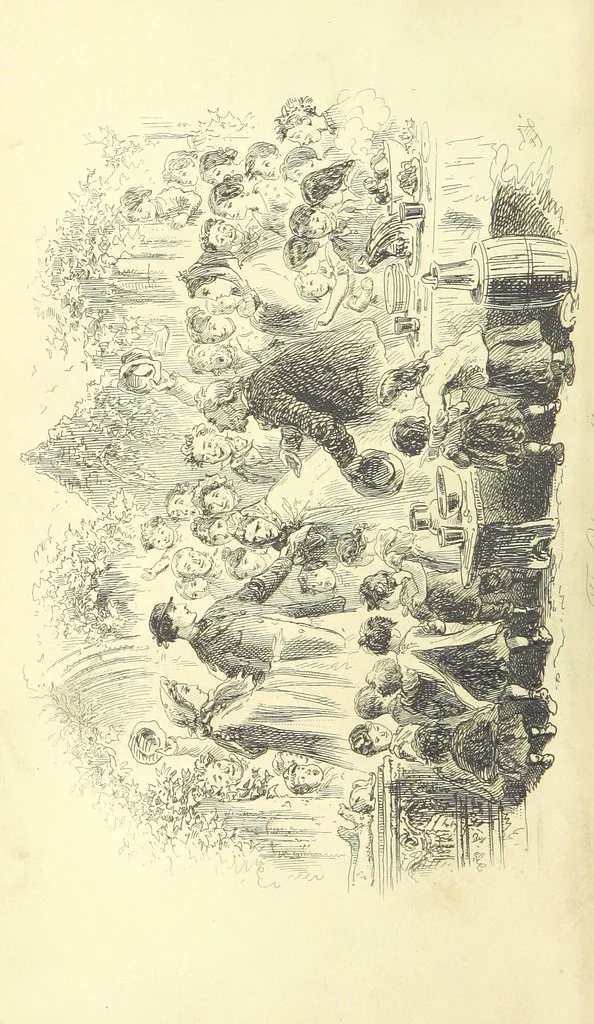 An illustration from Luttrell of Arran. ... With illustrations by “Phiz” [i.e. H. K. Browne, 1865, leaf 10