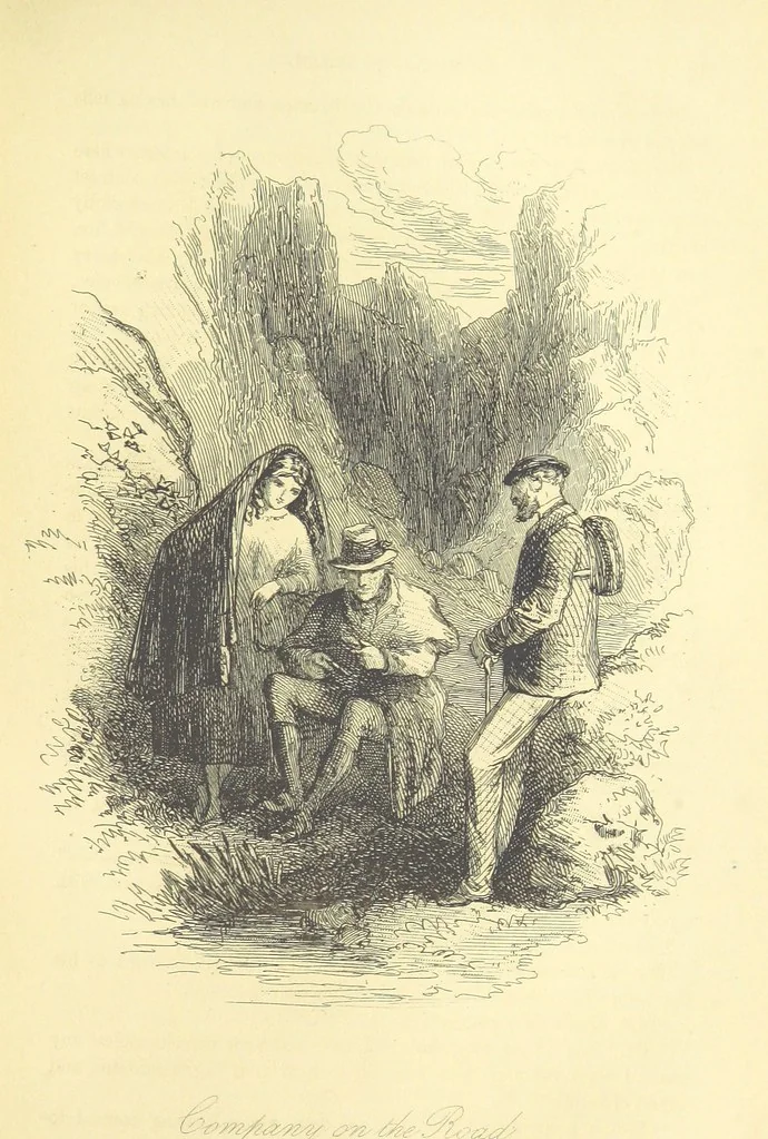 An illustration from Luttrell of Arran. ... With illustrations by “Phiz” [i.e. H. K. Browne, 1865, leaf 125