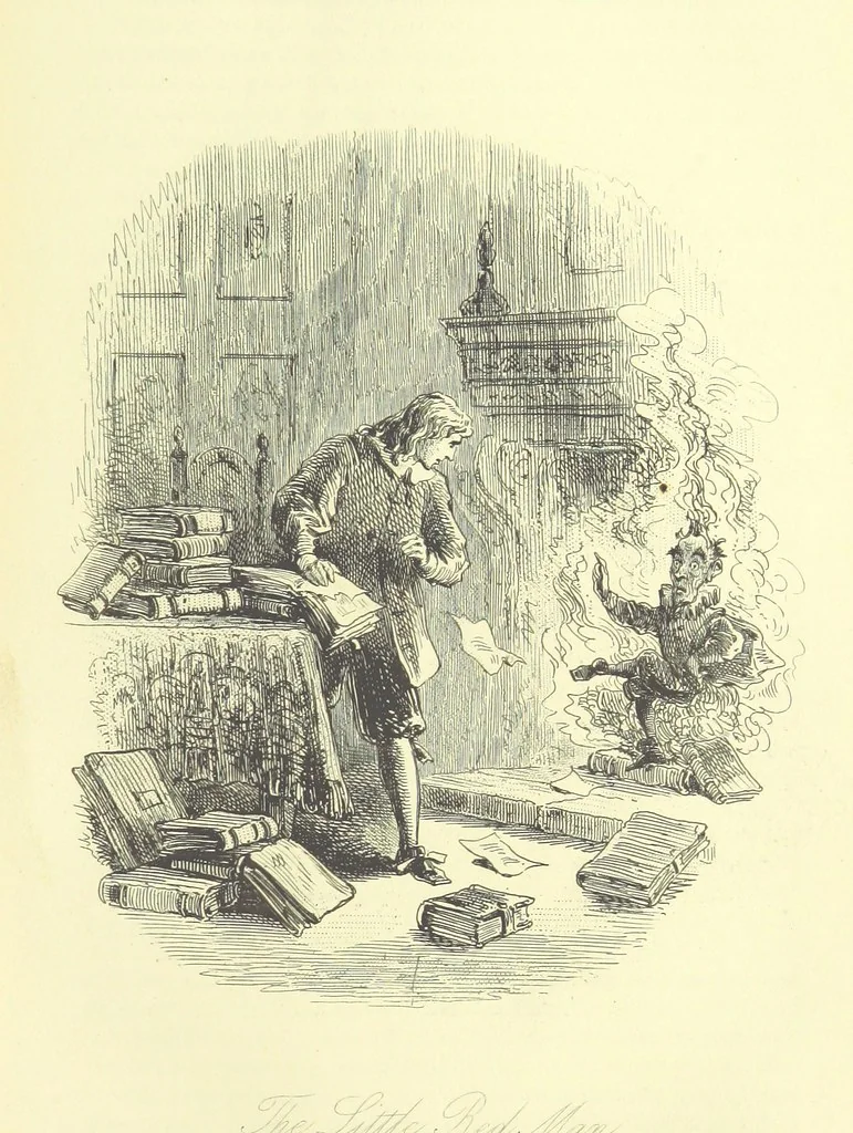 An illustration from Luttrell of Arran. ... With illustrations by “Phiz” [i.e. H. K. Browne, 1865, leaf 243