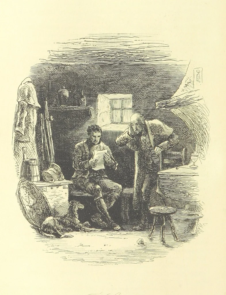 An illustration from Luttrell of Arran. ... With illustrations by “Phiz” [i.e. H. K. Browne, 1865, leaf 290