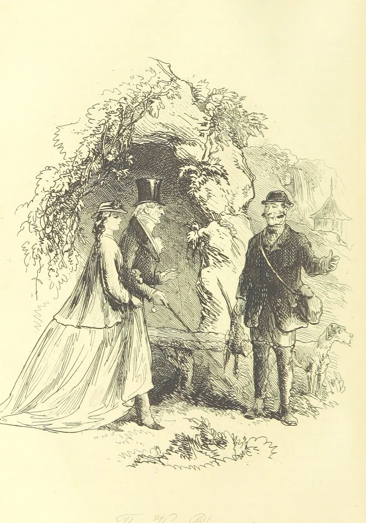 An illustration from Luttrell of Arran. ... With illustrations by “Phiz” [i.e. H. K. Browne, 1865, leaf 318