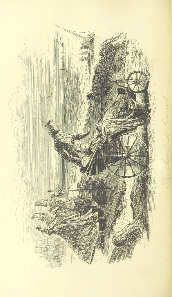 An illustration from Luttrell of Arran. ... With illustrations by “Phiz” [i.e. H. K. Browne, 1865, leaf 396