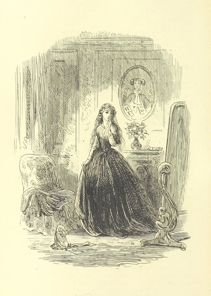 An illustration from Luttrell of Arran. ... With illustrations by “Phiz” [i.e. H. K. Browne, 1865, leaf 404