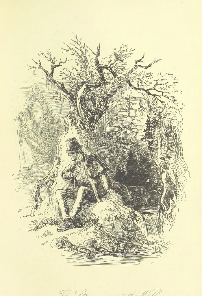 An illustration from Luttrell of Arran. ... With illustrations by “Phiz” [i.e. H. K. Browne, 1865, leaf 429