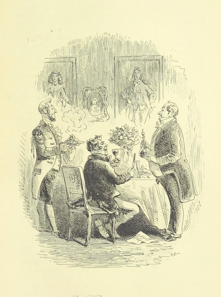 An illustration from Luttrell of Arran. ... With illustrations by “Phiz” [i.e. H. K. Browne, 1865, leaf 463