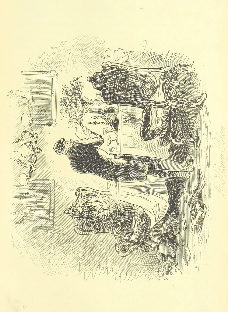 An illustration from Luttrell of Arran. ... With illustrations by “Phiz” [i.e. H. K. Browne, 1865, leaf 519