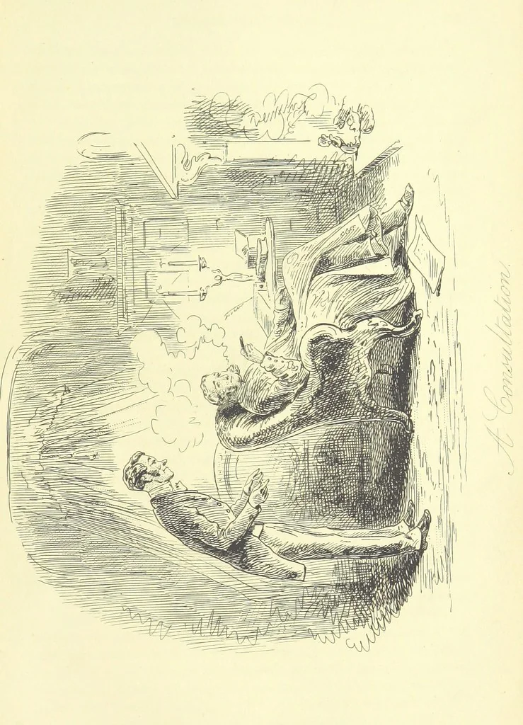 An illustration from Luttrell of Arran. ... With illustrations by “Phiz” [i.e. H. K. Browne, 1865, leaf 549