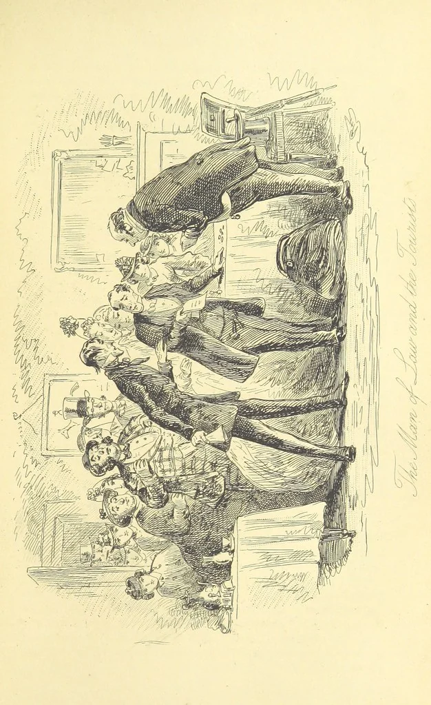 An illustration from Luttrell of Arran. ... With illustrations by “Phiz” [i.e. H. K. Browne, 1865, leaf 81