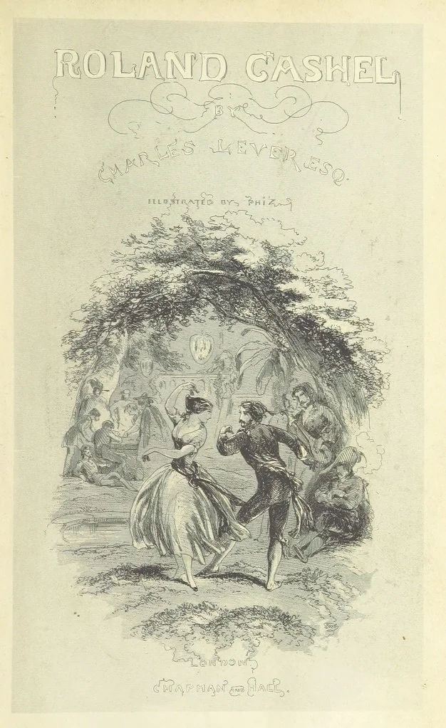 An illustration from Roland Cashel. With illustrations by Phiz [i.e. H. K. Browne, 1850, leaf 11