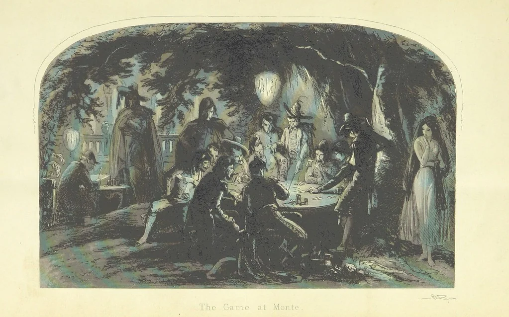 An illustration from Roland Cashel. With illustrations by Phiz [i.e. H. K. Browne, 1850, leaf 23