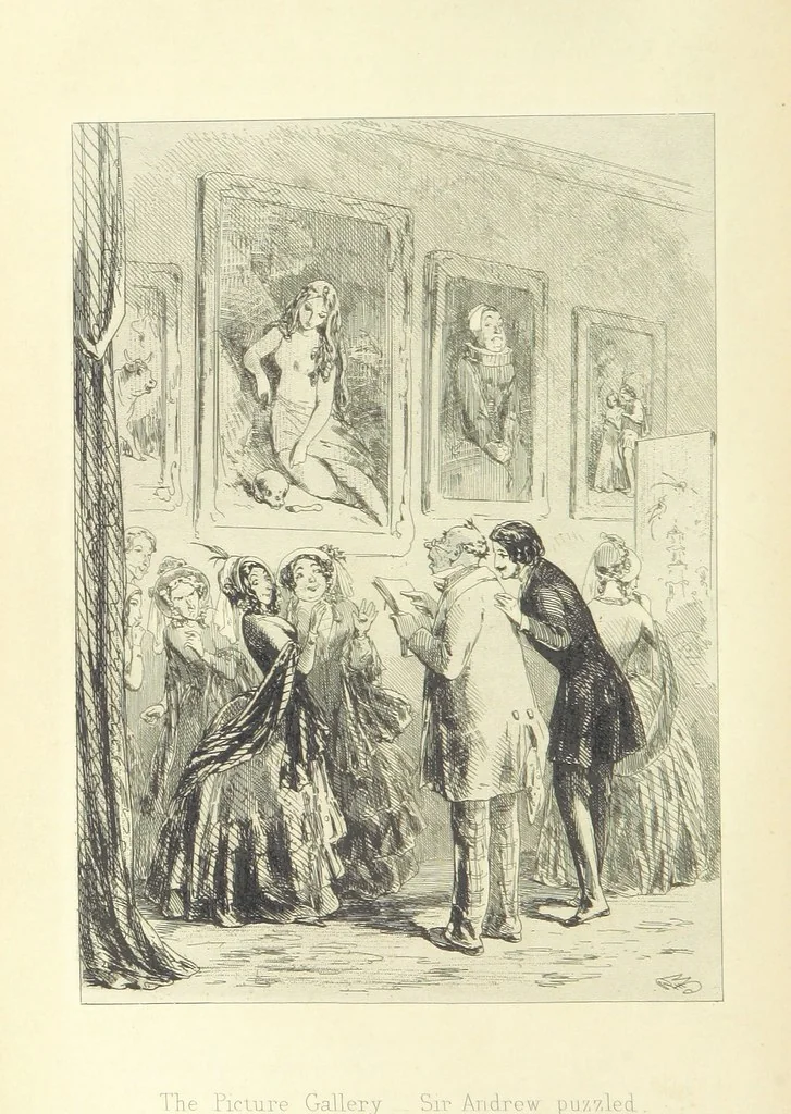 An illustration from Roland Cashel. With illustrations by Phiz [i.e. H. K. Browne, 1850, leaf 244