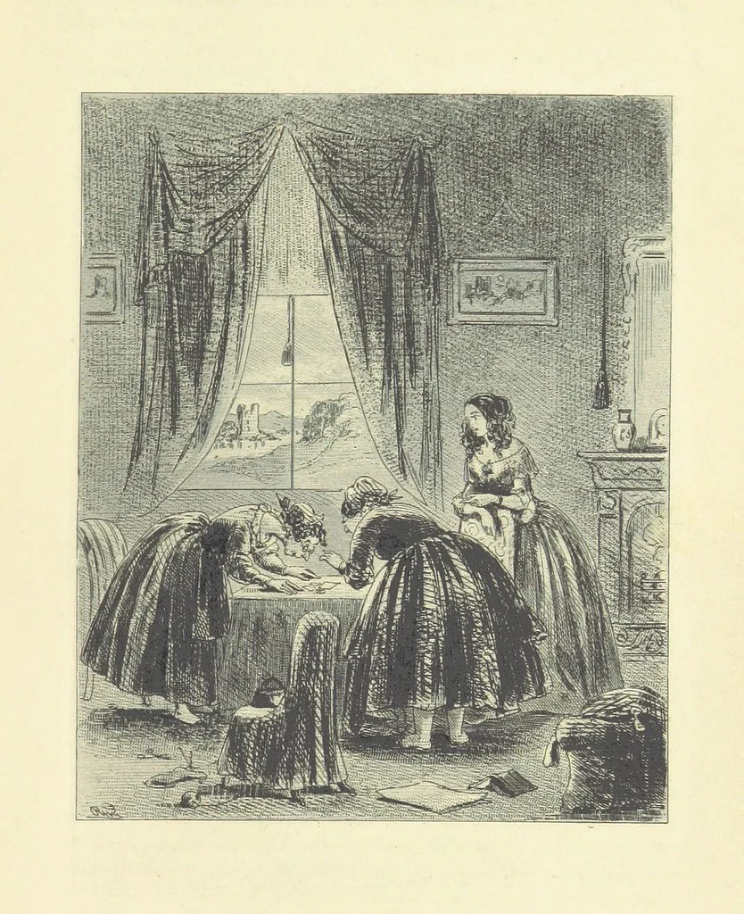 An illustration from Roland Cashel. With illustrations by Phiz [i.e. H. K. Browne, 1850, leaf 431