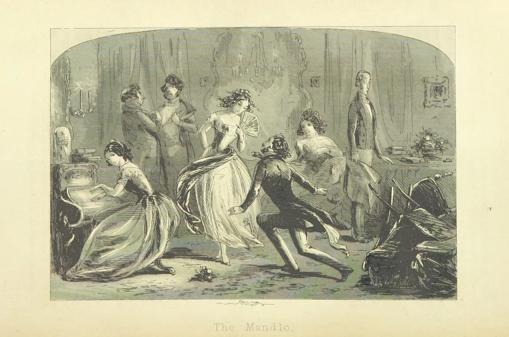 An illustration from Roland Cashel. With illustrations by Phiz [i.e. H. K. Browne, 1850, leaf 66