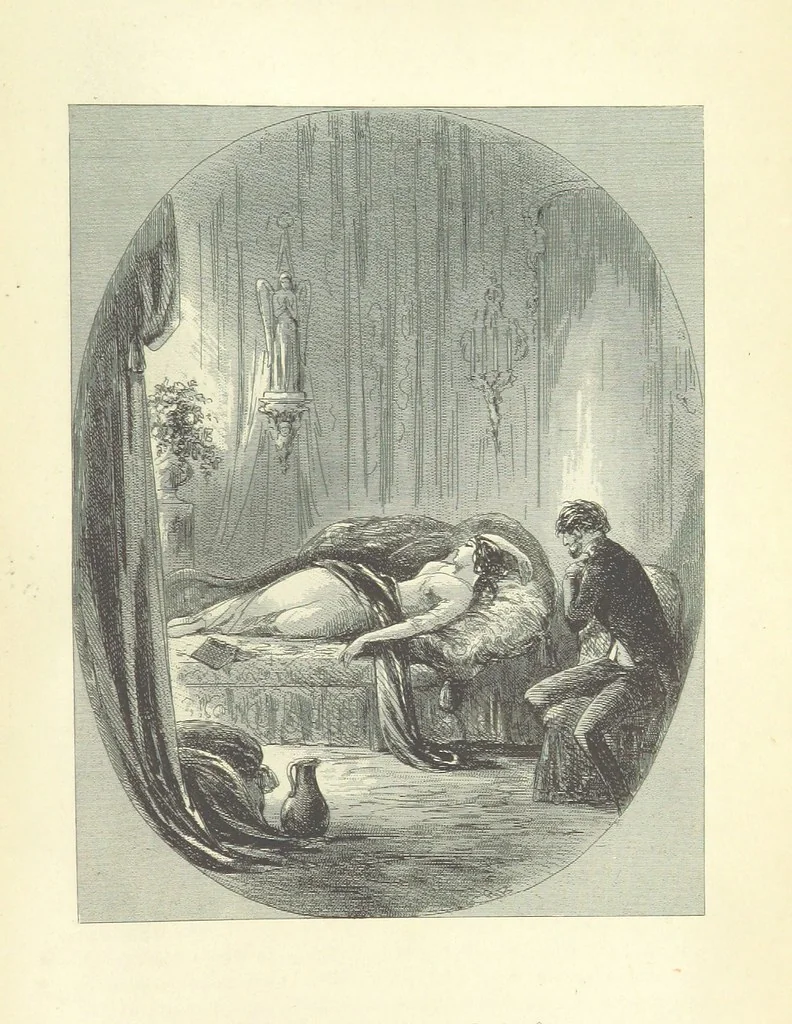 An illustration from Roland Cashel. With illustrations by Phiz [i.e. H. K. Browne, 1850, leaf 699